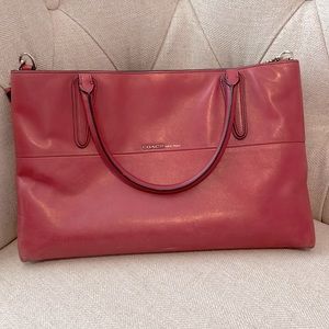Pink Coach handbag/ crossbody bag
